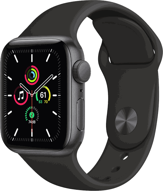 Apple Watch SE 44mm Space Gray Sport Band